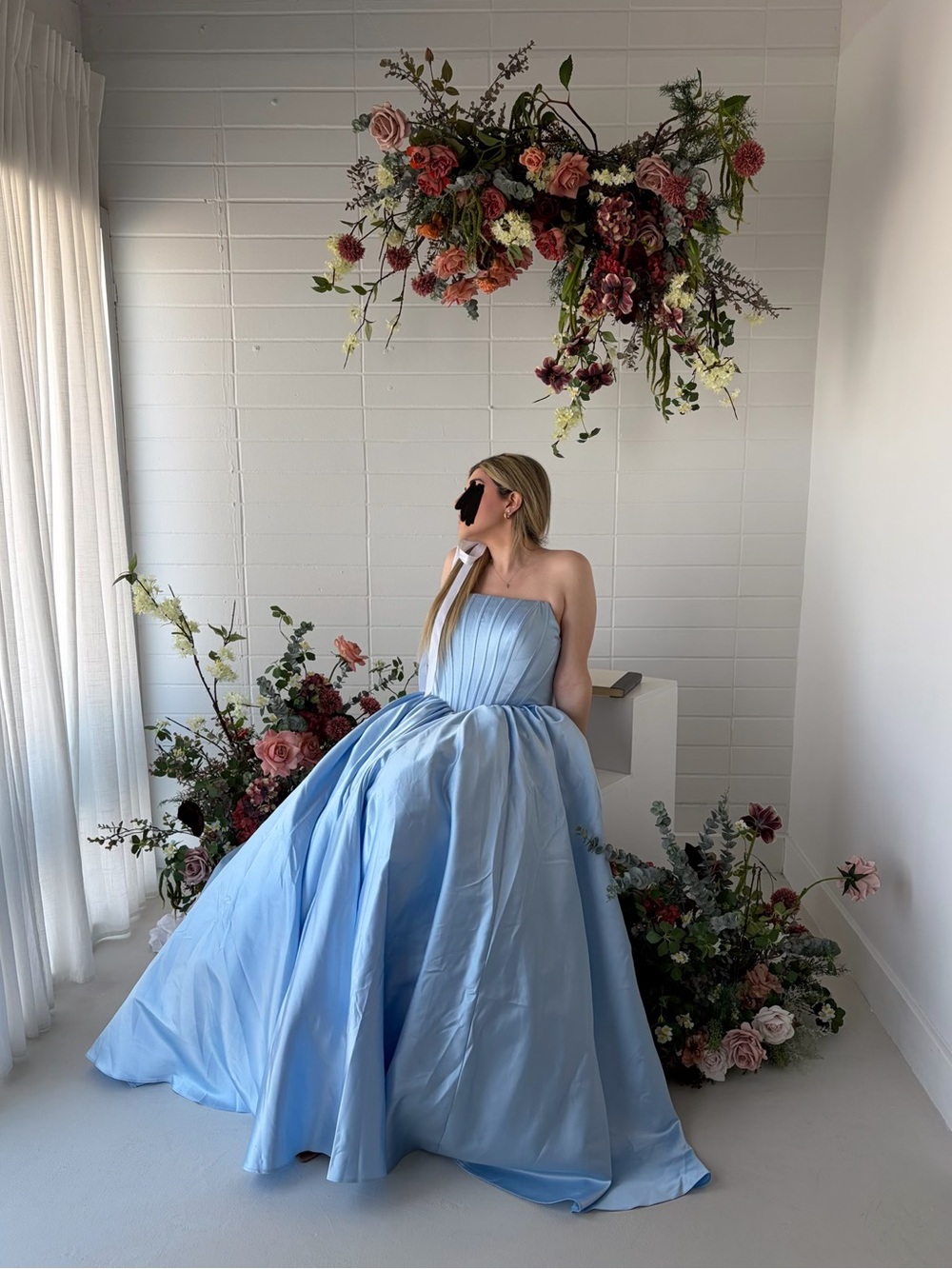 JJ’S HOUSE Sky Blue Cinderella Princess Corset Ball Gown Dress Plus Size 14 NEW